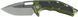 Ніж Heretic Medusa Tanto Battleworn MagnaCut Aluminum Green H009-5A-GRN 9880012 фото 1