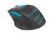 Мышь беспроводная A4Tech Fstyler FG30 (Blue), USB, цвет черный+голубой FG30 (Blue) 1604195 фото 4