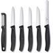 Набір для чистки овочів 6 шт Victorinox Swiss Classic Paring Set 5 ножів, овочечистка, Чорний, подарункова коробка 6.7113.61G V77554373 фото 2