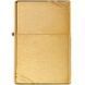 Запальничка ZIPPO Vintage Brushed Brass Gold (240) V77550803 фото 1