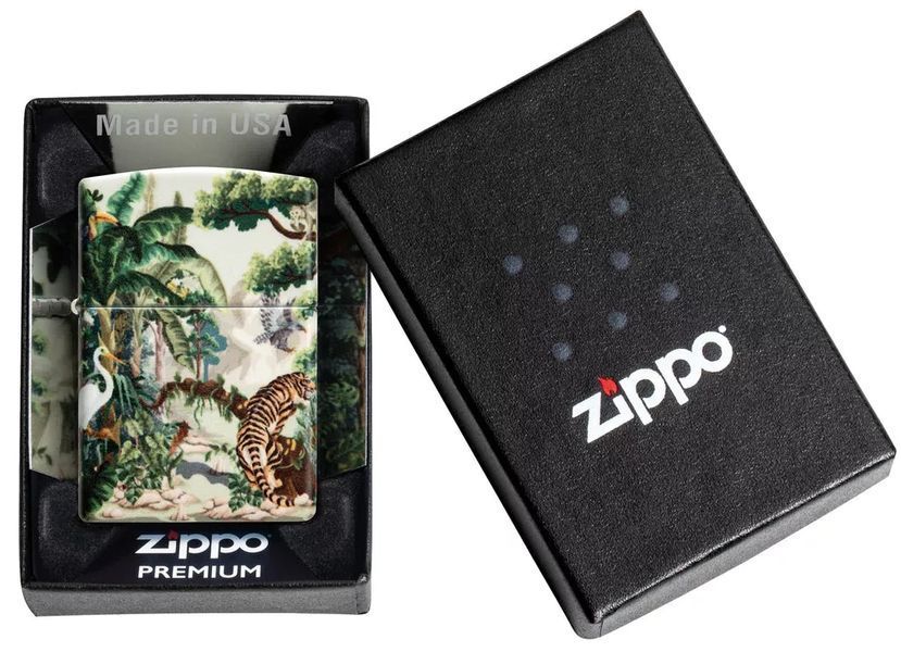 Запальничка Zippo 49352 Tiger In Jungle Design 46016 V77550488 фото