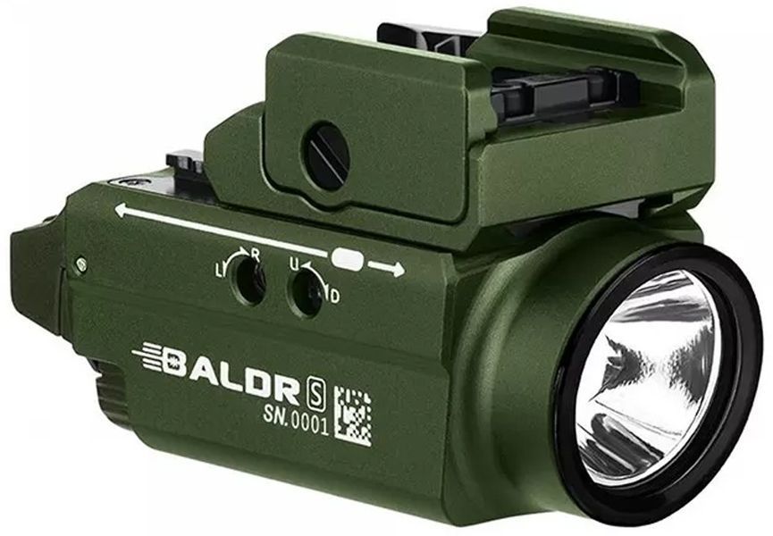 Фонарь Olight Baldr S green laser OD Green Weaver/Picatinny (800 Lm) Baldr S OD 23703911 фото