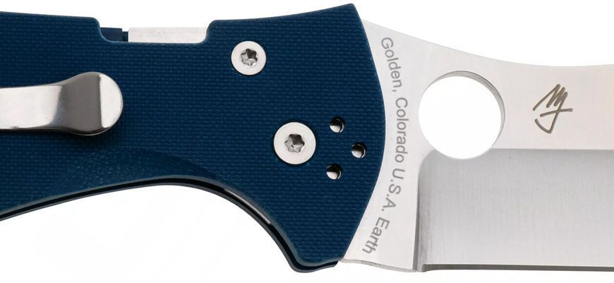 Нож Spyderco Yojimbo 2 Cobalt Blue CPM-SPY27 C85GPCBL2 871769 фото