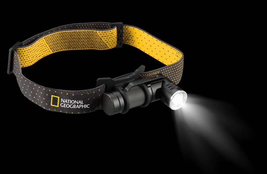 Фонарь налобный National Geographic Iluminos Led Flashlight head mount 450 lm (9082500) 930140 фото