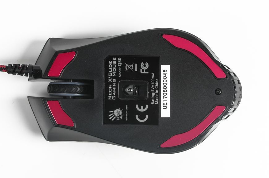 Миша ігрова A4-Tech Bloody Q50, чорна, з підсвічуванням, USB Q50 Bloody 0202868 фото