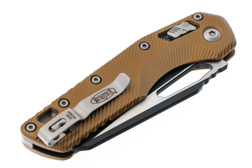 Ніж Microtech MSI SE fluted black алюміній Tan 210-1FLTA 4009475 фото