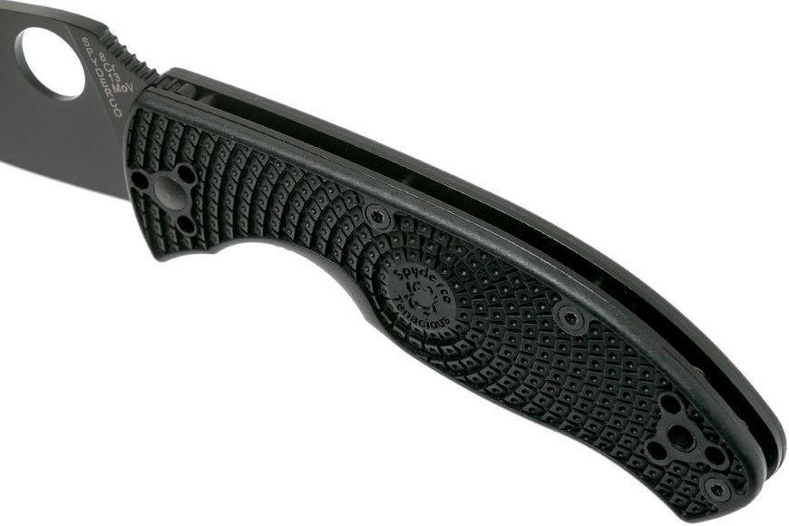 Ніж Spyderco Tenacious Lightweight FRN Black Blade C122PBBK 871392 фото