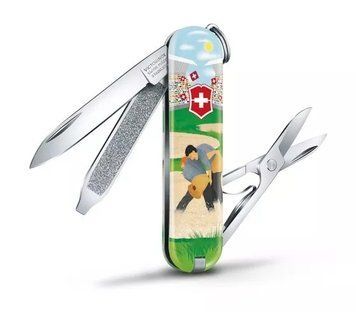 Швейцарський ніж Victorinox Classic Limited Edition Swiss Wrestling 58 мм 7 функцій (0.6223.L2009) V77552731 фото