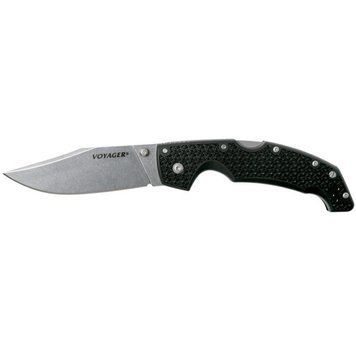Ніж Cold Steel Voyager Large Clip Point Чорний 29AC 12601402 фото