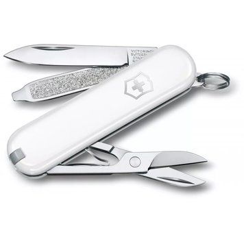 Швейцарський ніж Victorinox Classic SD Colors Falling Snow 58 мм 7 функцій Білий (0.6223.7G) V77552876 фото