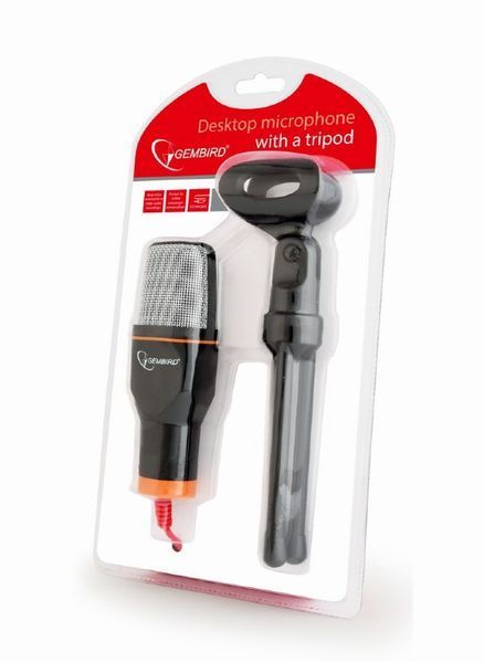 Настольный микрофон Gembird MIC-D-03, черного цвета MIC-D-03 1603586 фото