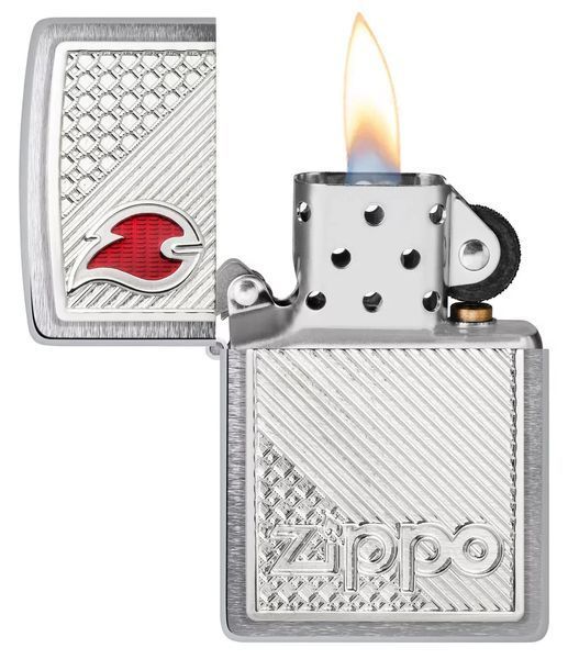Запальничка бензинова Zippo 200 Tiles Emblem (48126) V77550469 фото