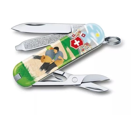 Швейцарський ніж Victorinox Classic Limited Edition Swiss Wrestling 58 мм 7 функцій (0.6223.L2009) V77552731 фото