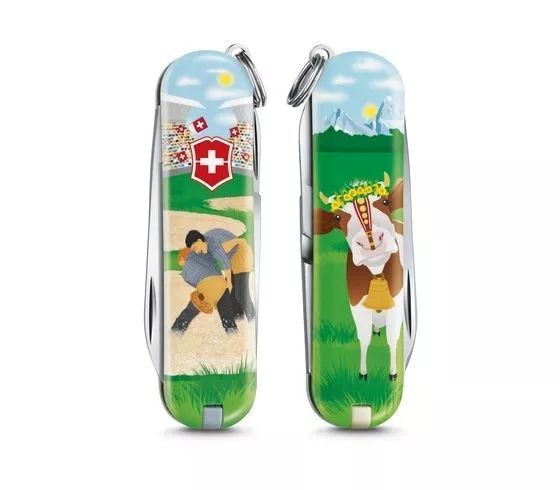 Швейцарський ніж Victorinox Classic Limited Edition Swiss Wrestling 58 мм 7 функцій (0.6223.L2009) V77552731 фото