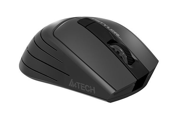 Миша бездротова A4Tech Fstyler FG30 (Grey), USB, колір чорний+сірий FG30 (Grey) 1604196 фото