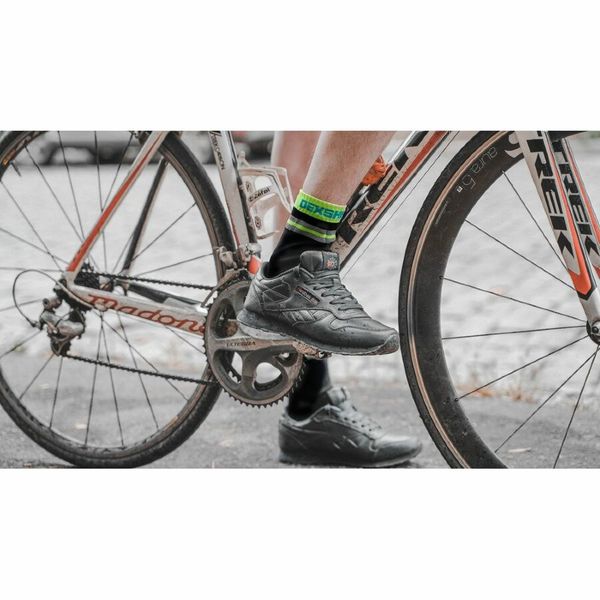 Шкарпетки водонепроникні Dexshell Pro visibility Cycling, р-р L (43-46), з зеленою смугою 53854 фото