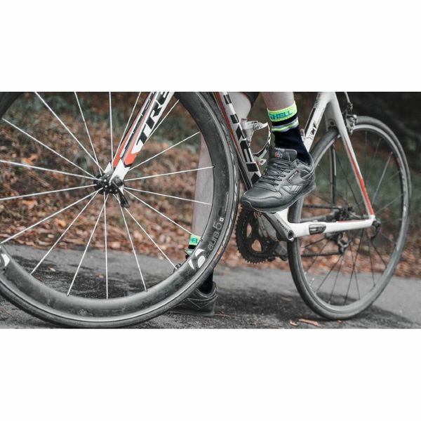 Шкарпетки водонепроникні Dexshell Pro visibility Cycling, р-р L (43-46), з зеленою смугою 53854 фото