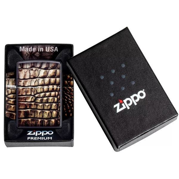 Запальничка бензинова Zippo Alligator Skin Design (49352) V77550879 фото