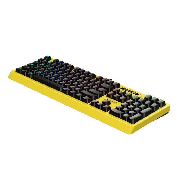 Механічна клавіатура A4Tech Bloody B810RC NetBee+ KT15, колір жовтий, USB B810RC Bloody (Punk Yellow) 1605218 фото
