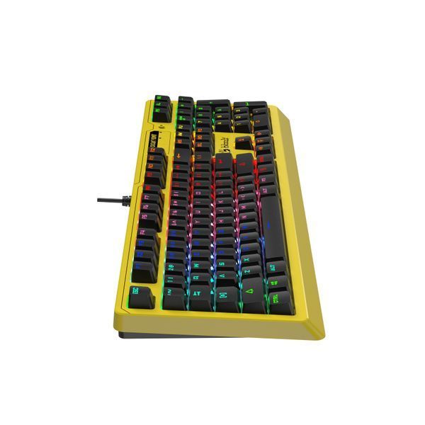Механічна клавіатура A4Tech Bloody B810RC NetBee+ KT15, колір жовтий, USB B810RC Bloody (Punk Yellow) 1605218 фото