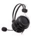 Наушники A4-Tech HU-35 USB с микрофоном, черные HU-35 1604702 фото 1