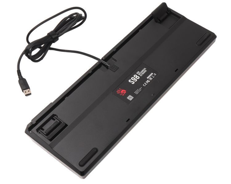 Механічна клавіатура A4Tech Bloody S98, червоні світчі, RGB підсвічування клавіш, USB, чорно-жовтий S98 Bloody (Sports Lime) 1605970 фото