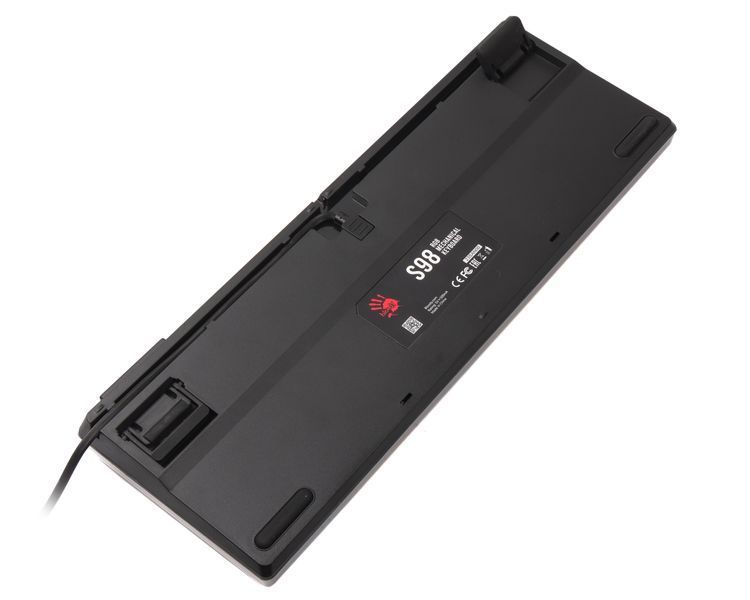Механічна клавіатура A4Tech Bloody S98, червоні світчі, RGB підсвічування клавіш, USB, чорно-жовтий S98 Bloody (Sports Lime) 1605970 фото