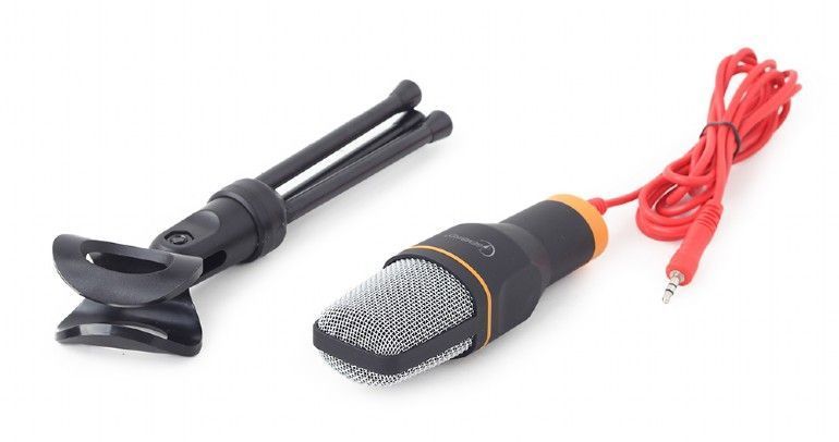 Настольный микрофон Gembird MIC-D-03, черного цвета MIC-D-03 1603586 фото