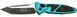 Ніж Microtech Socom Elite Auto Tanto Point Black Blade Turquoise 161A-1TQ 14090859 фото 1