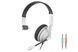 A4Tech HS-11 наушники с микрофоном и регулятором громкости, цвет черный+белый HS-11 (Black + White) 1605302 фото 1