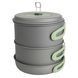 Набор посуды Bo-Camp Explorer XL 4 Pieces Hard Anodized Grey/Green (2200249) DAS302116 фото 13