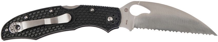 Нож Spyderco Byrd Cara Cara 2 Wharncliffe Cеррейтор BY03SBKWC2 871508 фото