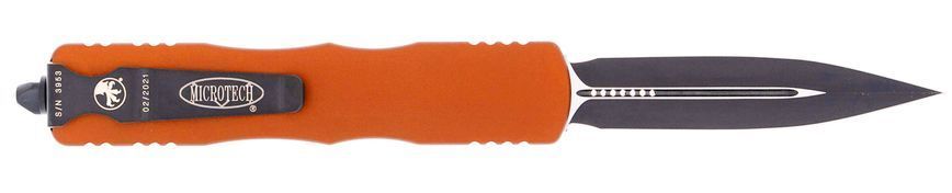 Ніж Microtech Dirac Delta D/E Black Blade Orange 227-1OR 14090890 фото