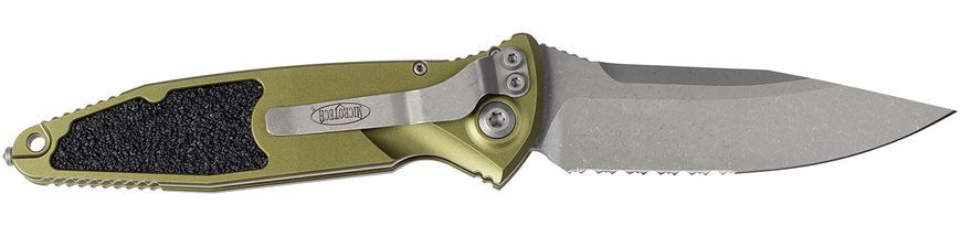 Нож Microtech Socom Elite Auto Drop Point PS Apocalyptic OD Green Полусеррейтор 160A-11APOD 14090781 фото
