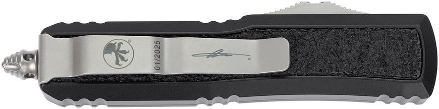 Нож Microtech Daytona D/E Stonewash Signature Series Serrated Black 126-12S 14090720 фото