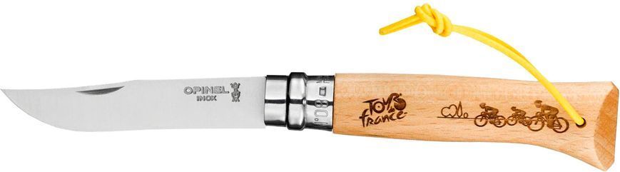 Ніж Opinel №8 VRI Tour de France 2020 Engraved 002396 2046654 фото