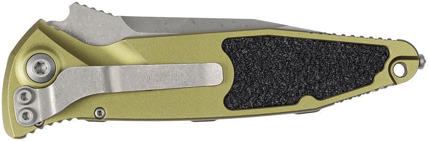 Нож Microtech Socom Elite Auto Drop Point PS Apocalyptic OD Green Полусеррейтор 160A-11APOD 14090781 фото