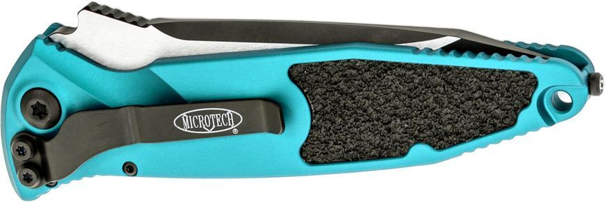 Ніж Microtech Socom Elite Auto Tanto Point Black Blade Turquoise 161A-1TQ 14090859 фото