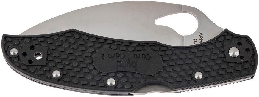 Нож Spyderco Byrd Cara Cara 2 Wharncliffe Cеррейтор BY03SBKWC2 871508 фото