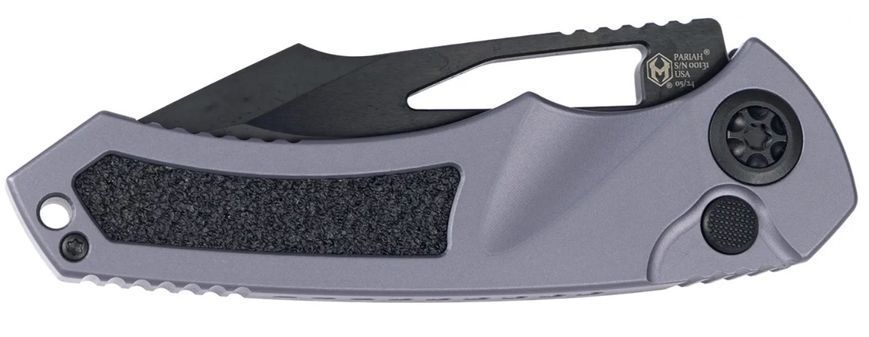 Нож Heretic Pariah Manual Drop Point DLC MagnaCut Aluminum Gray H046-6A-GRY 9880022 фото