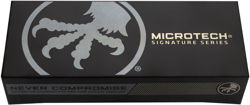 Нож Microtech Daytona D/E Stonewash Signature Series Serrated Black 126-12S 14090720 фото