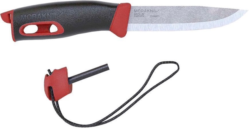 Нож Morakniv Companion Spark Красный + Огниво 13571 23050206 фото