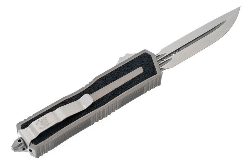 Ніж Microtech Scarab II Gen III D/E-S stonewash Чорно-Сірий 1180-10NC 4009476 фото