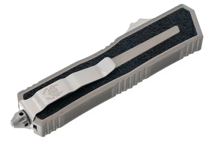 Ніж Microtech Scarab II Gen III D/E-S stonewash Чорно-Сірий 1180-10NC 4009476 фото