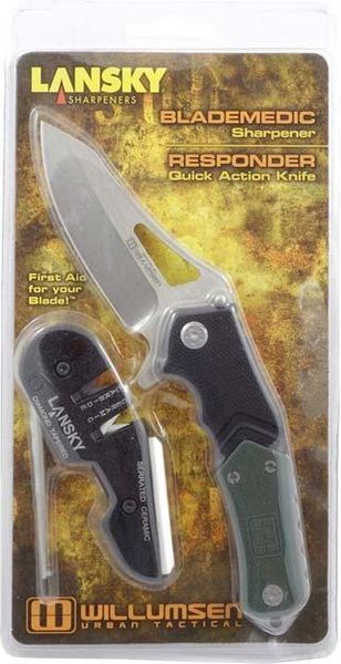 Набір ніж + точило Lansky 7 Responder/Blademedic Combo UTR7 15680668 фото