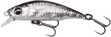 Воблер Savage Gear 3D Sticklebait Twitch S 45mm 4.0g Black Silver 18541617 фото