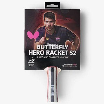 Ракетка для настільного тенісу Butterfly HERO Racket S2 Patrick Franziska 6251720002 932285 фото
