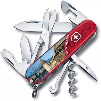 Швейцарський ніж Victorinox Climber Lucerne Червоний1.3703.TE1 V77554179 фото
