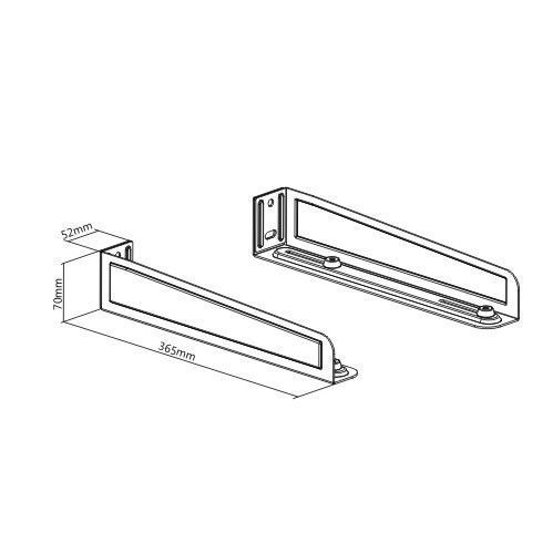 Универсальные настенные кронштейны Gembird WM-U35-01-W WM-U35-01-W 1606010 фото