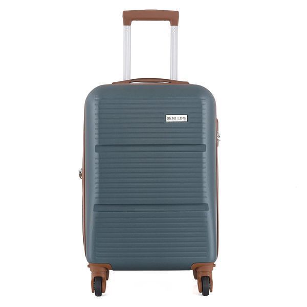 Чемодан Semi Line 20" (S) Green-Grey (T5584-2) DAS302280 фото